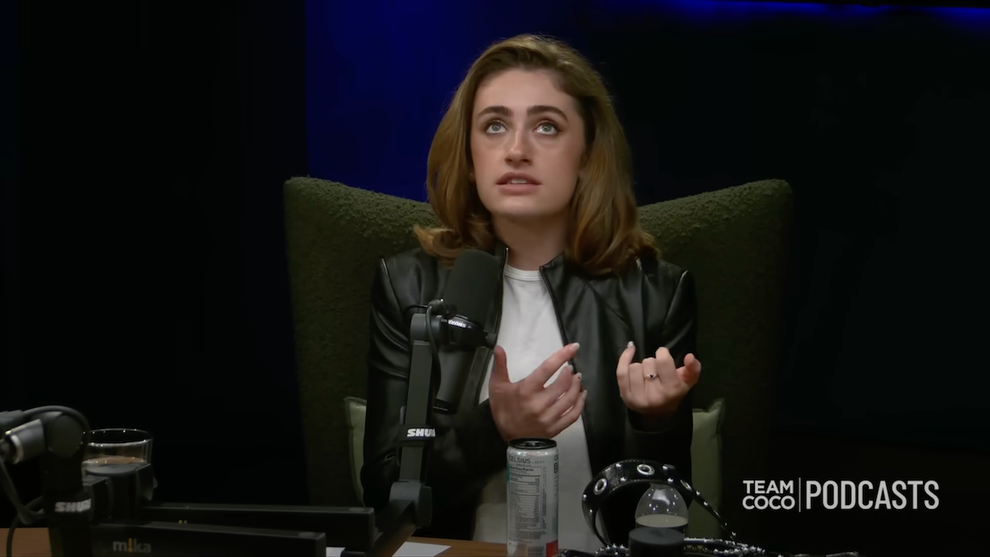 Rachel Sennott on "Conan O'Brien Needs A Friend" (Credit: Team Coco/YouTube)